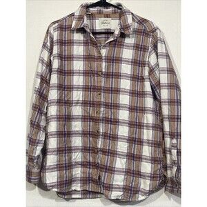 Jachs Girlfriend New York Women's' Flannel Shirt. Medium, Side Pockets ￼